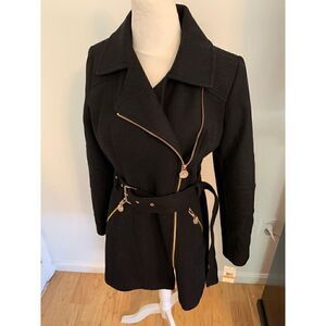 Coat michael kors peacoat black size small p